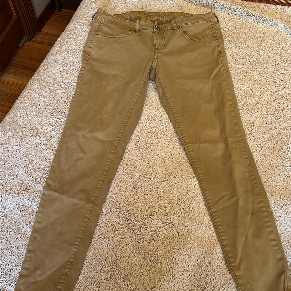 Tan Skinny Jeans